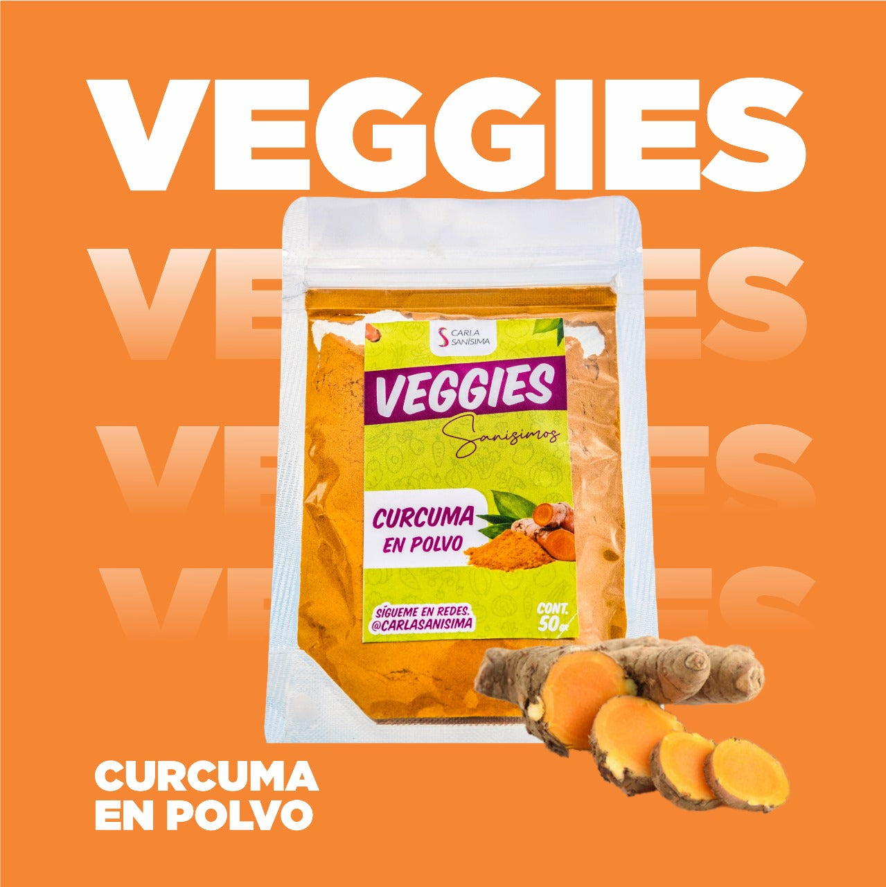 Curcuma en polvo