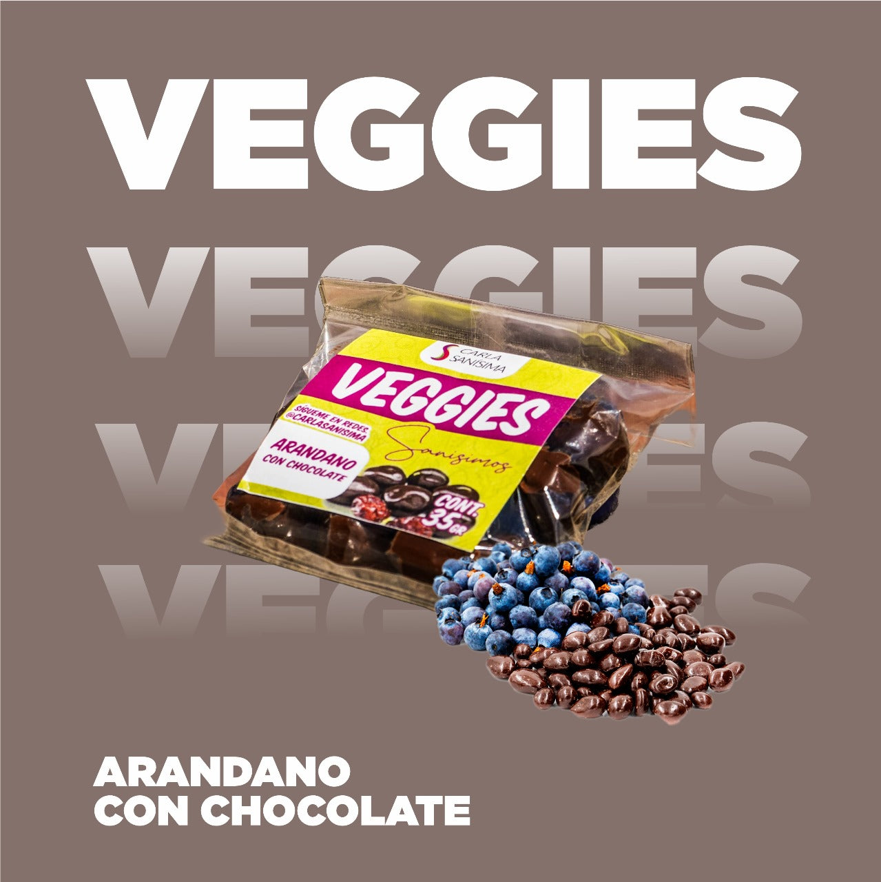 Arandanos con chocolate